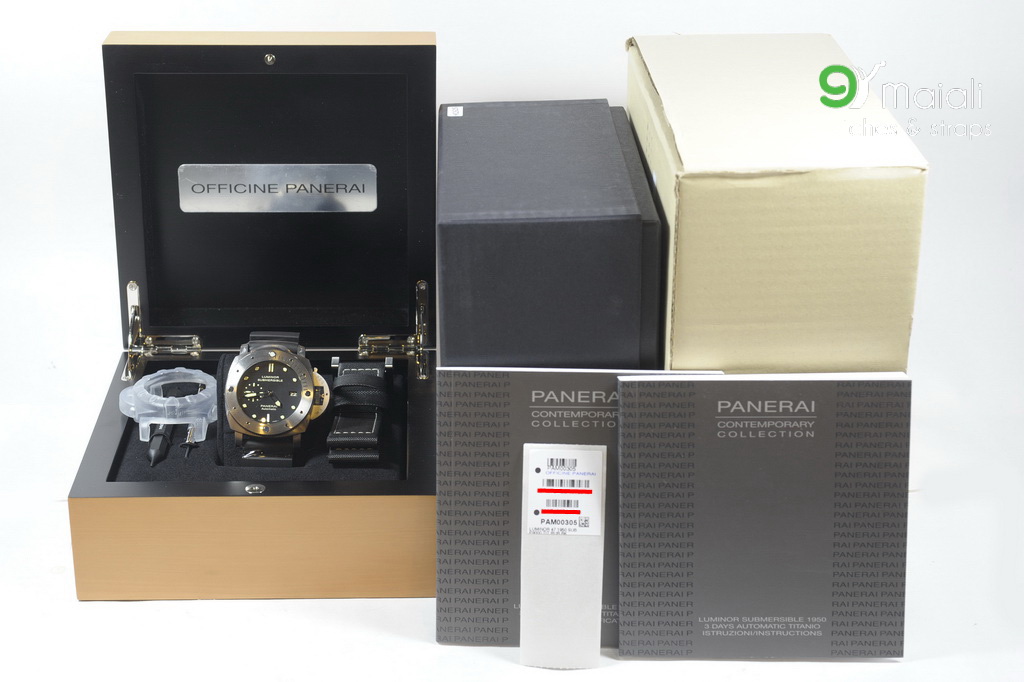 Panerai PAM 305 Luminor Submersible 3 days Titanium 1950 47mm